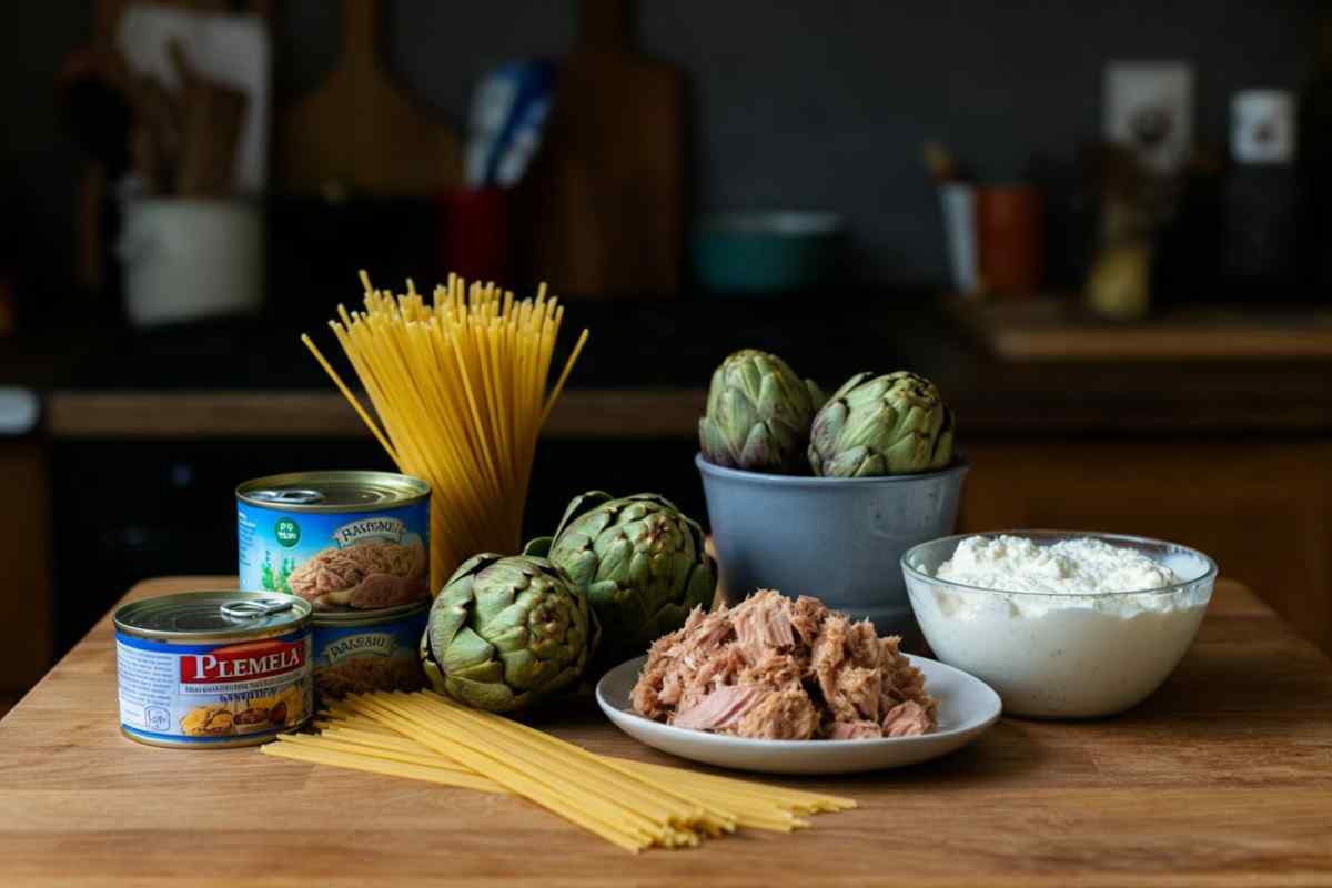 come fare gli spaghetti con tonno e carciofi