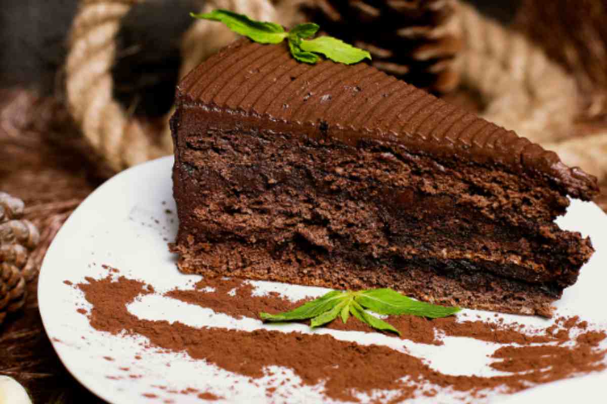 Torta mousse al cioccolato
