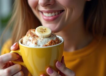 ricetta del banana bread mug cake