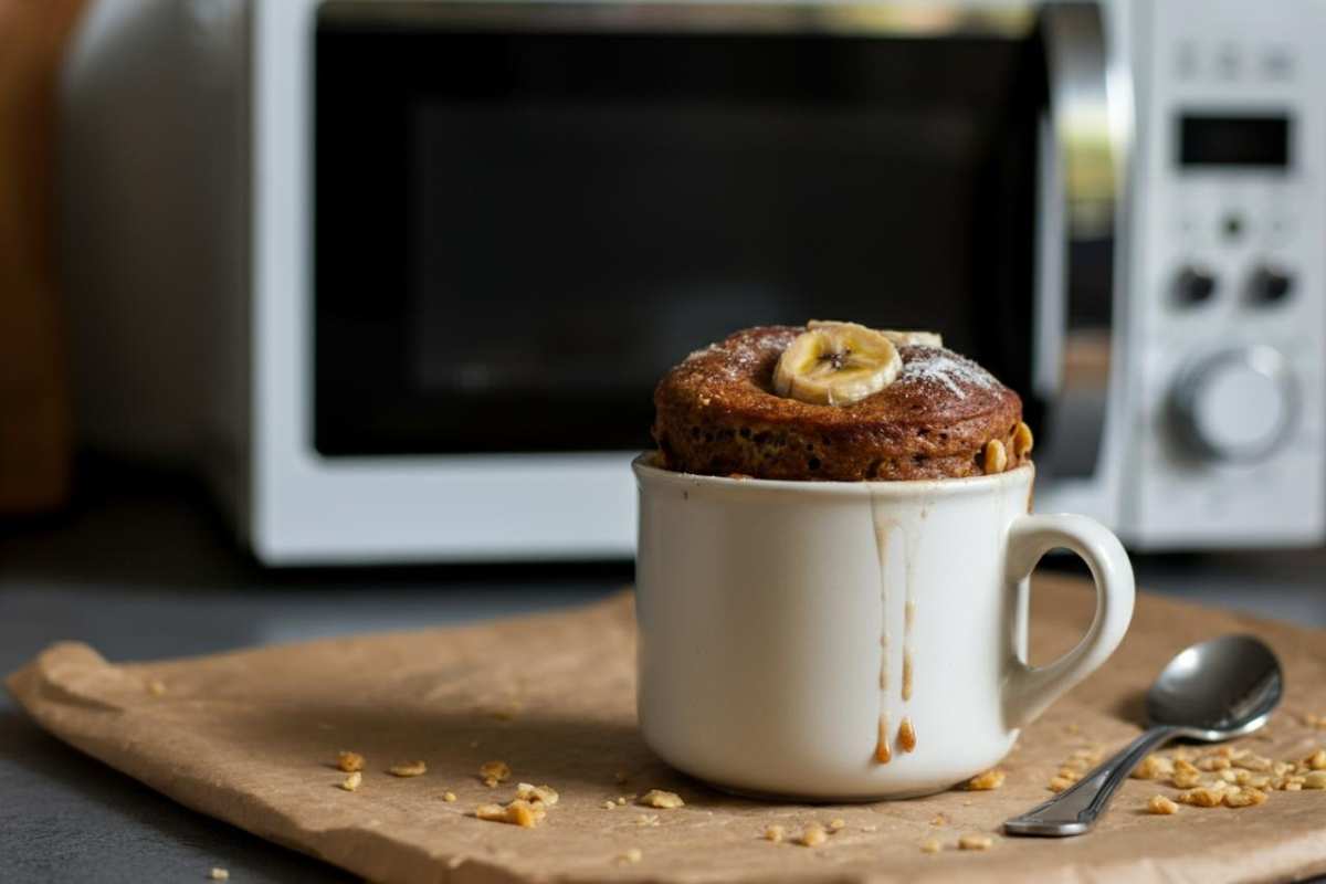 come fare il banana bread mug cake