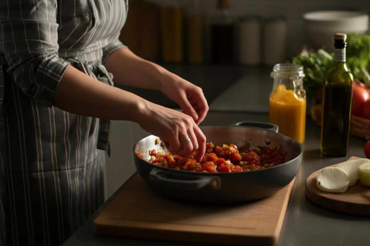 preparazione della caponata