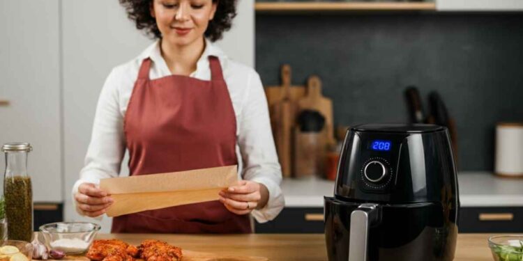 friggitrice ad aria e carta da forno: i pericoli