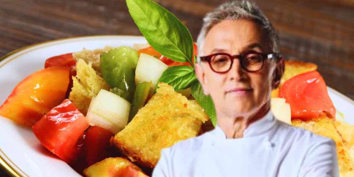 come fare la panzanella di Bruno Barbieri
