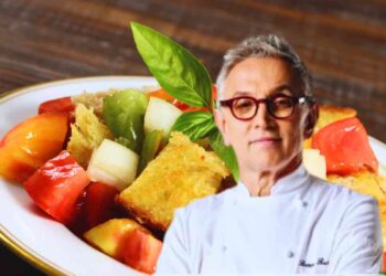 come fare la panzanella di Bruno Barbieri