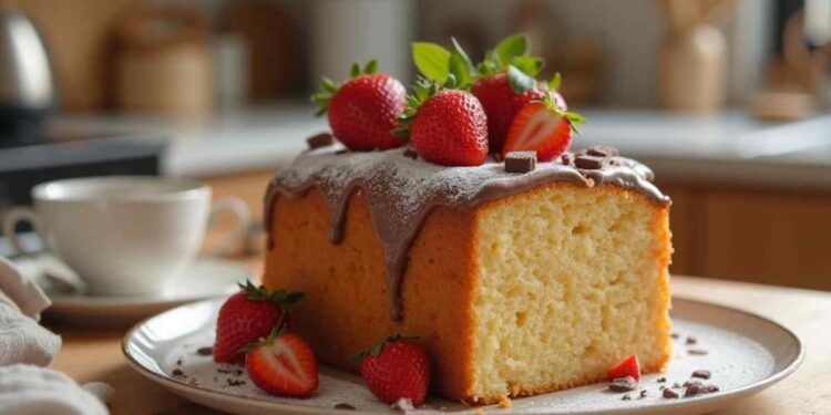 ricetta del plumcake di fragole e cioccolato