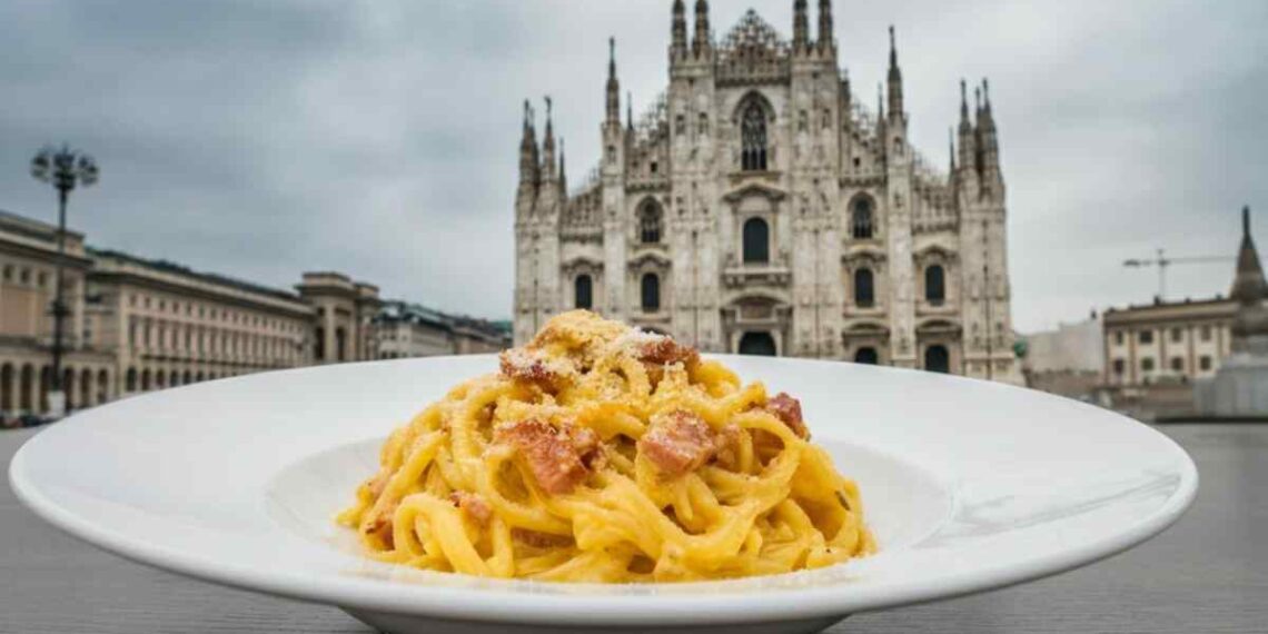 la carbonara di lusso di milano