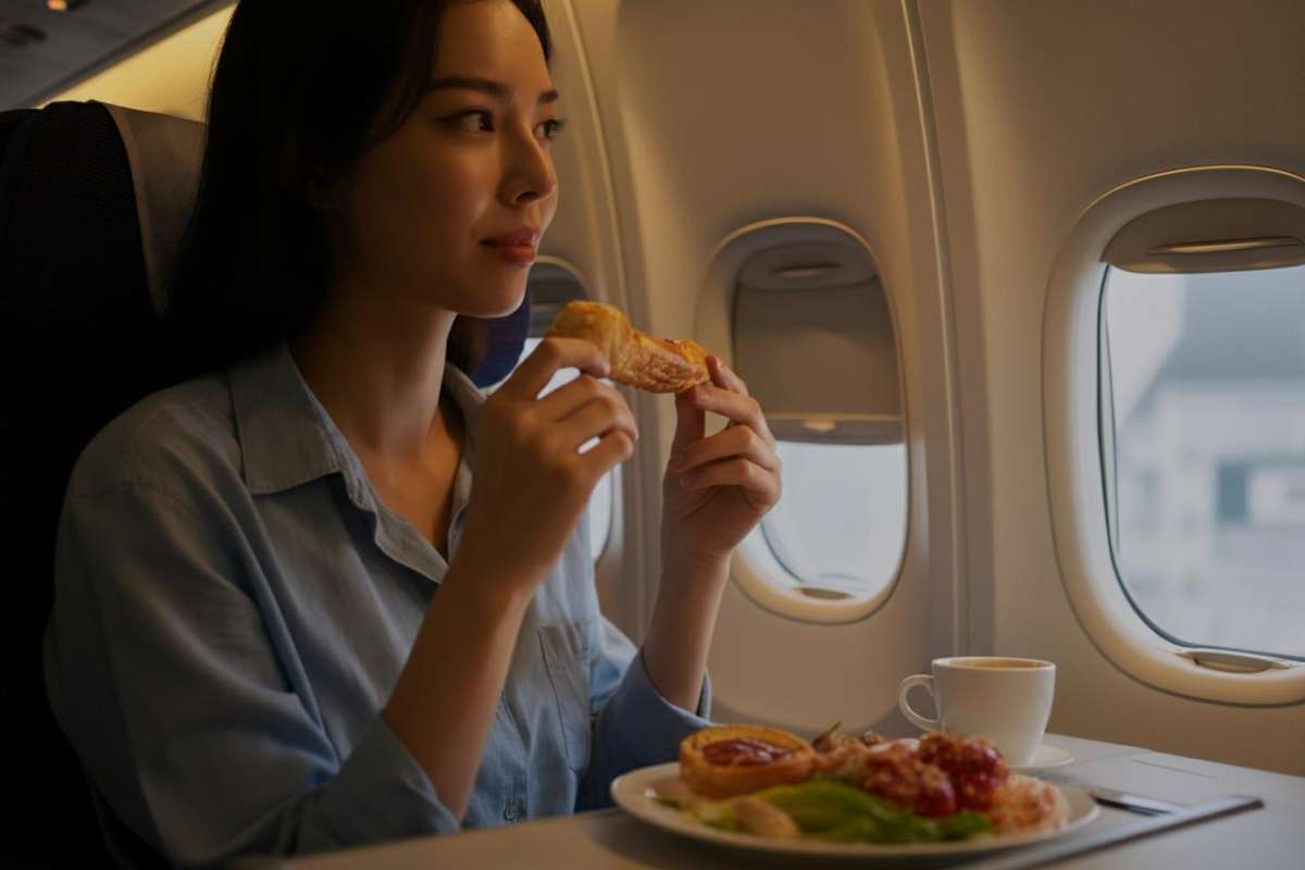 il cibo che si può mangiare in aereo