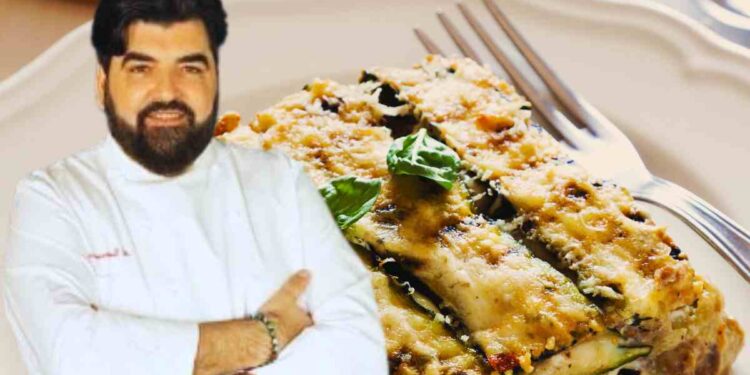 ricetta della parmigiana di zucchine di cannavacciuolo