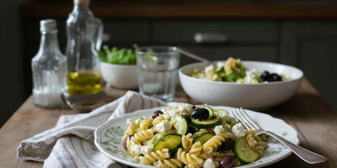 ricetta della pasta fredda con zucchine