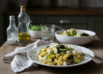 ricetta della pasta fredda con zucchine
