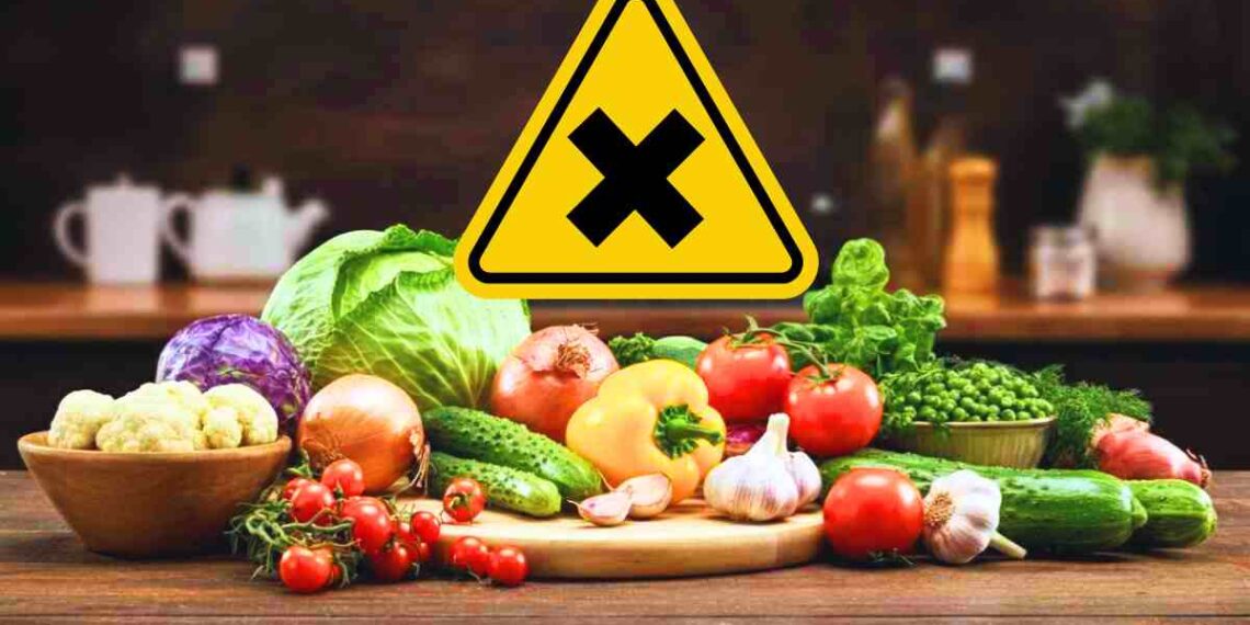 contaminazione delle verdure
