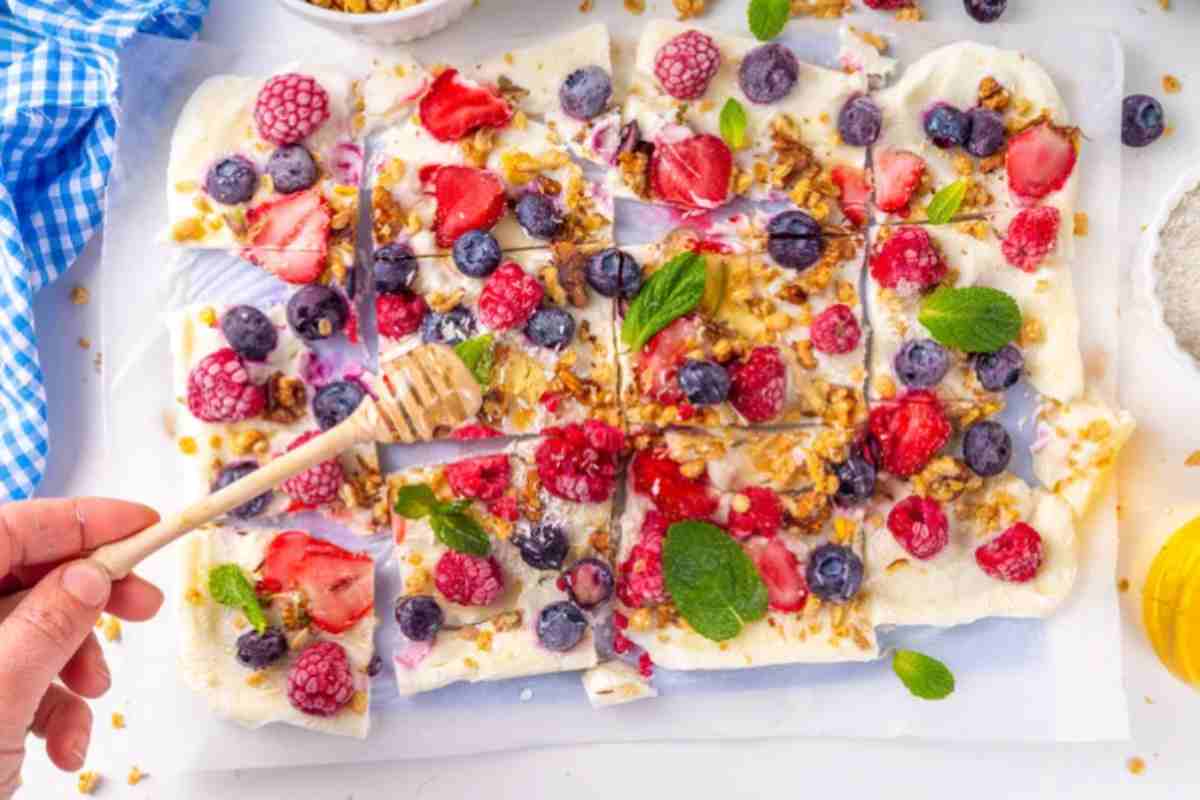 Barrette allo yogurt