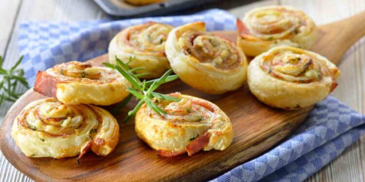 Bignè di prosciutto e formaggio