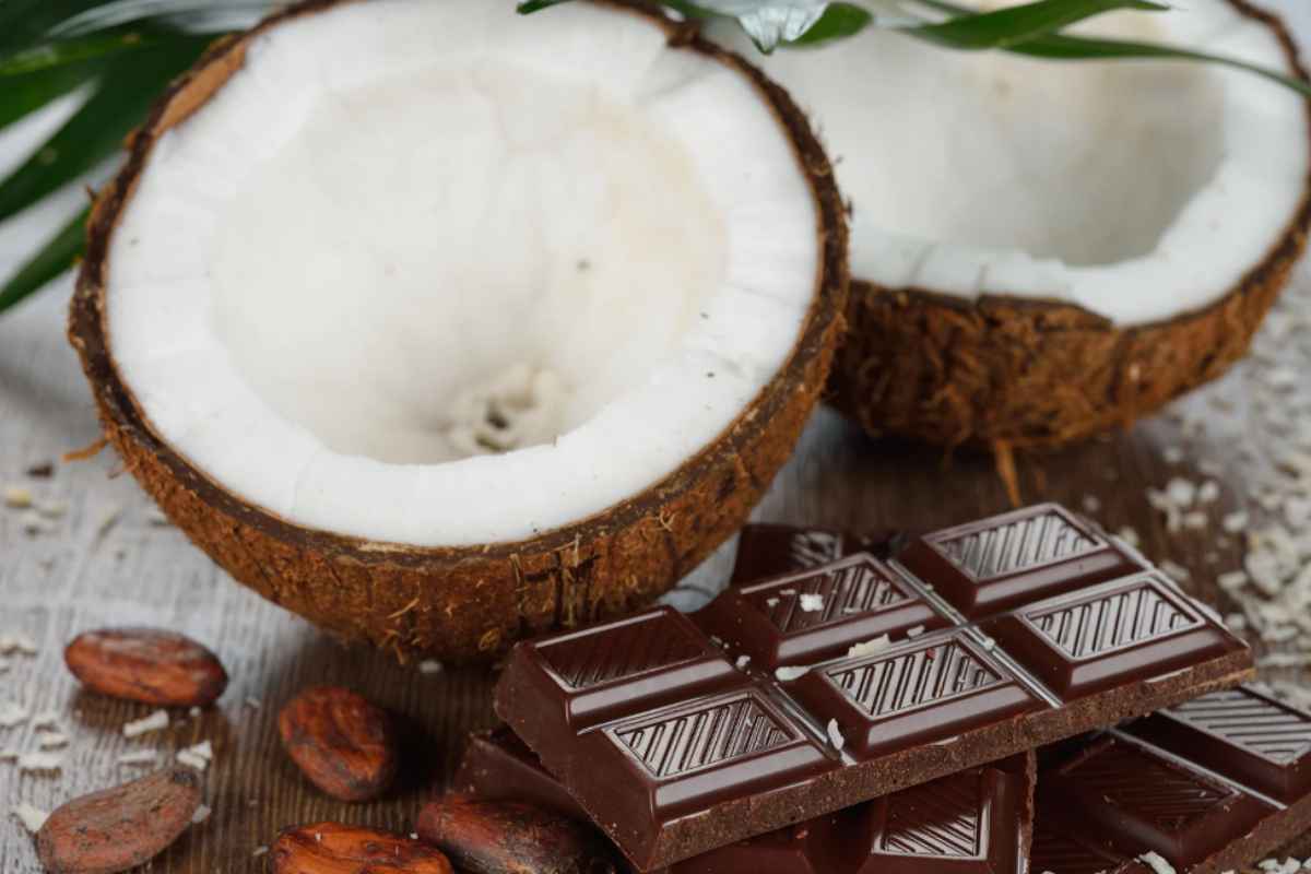 Cheesecake cocco e cioccolato