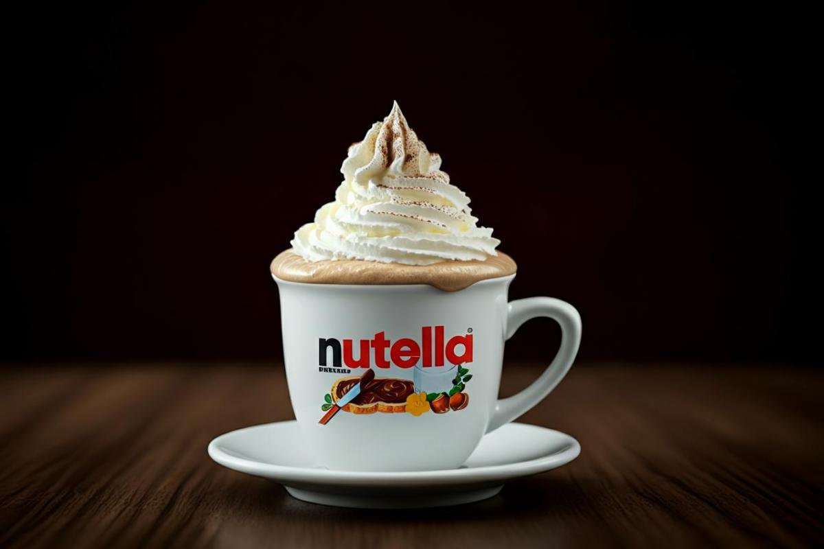 Preparazione coppa Nutella