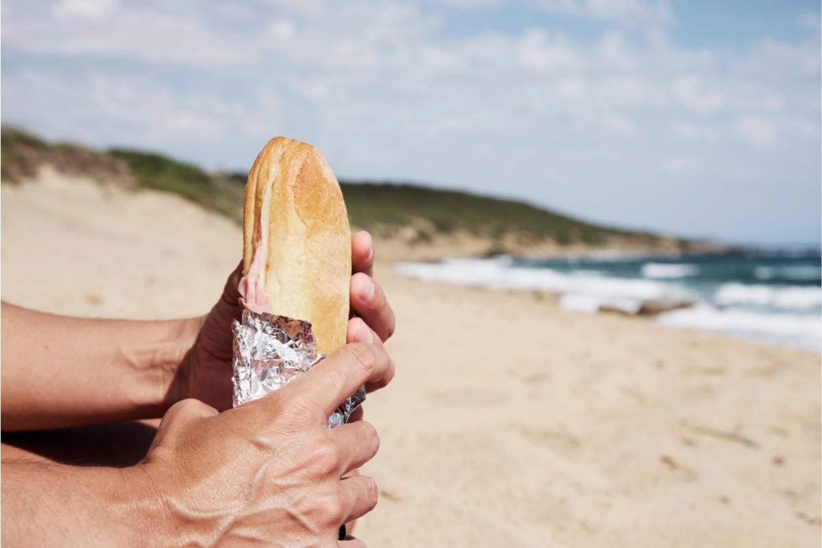 Panino spiaggia