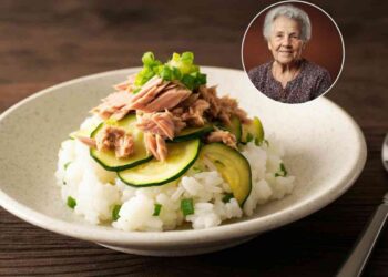 Riso tonno e zucchine, ricetta nonna