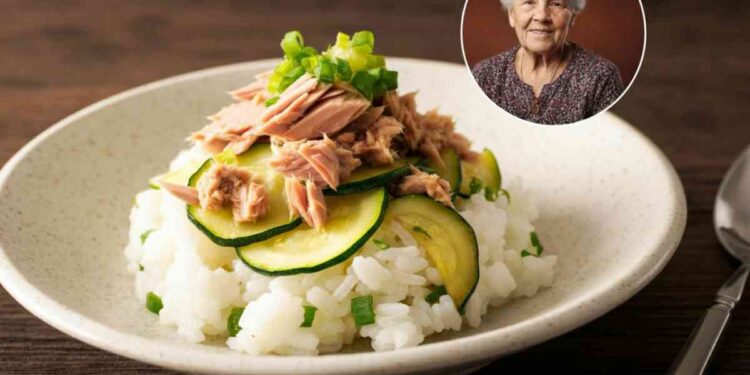 Riso tonno e zucchine, ricetta nonna