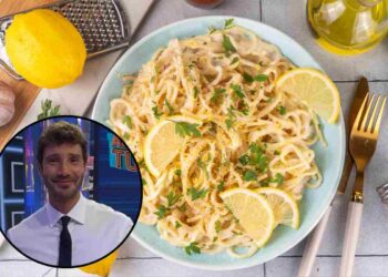 stefano de martino spaghetti al limone