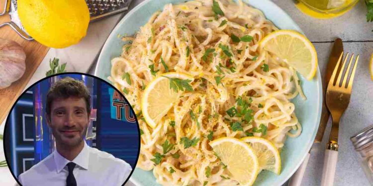 stefano de martino spaghetti al limone