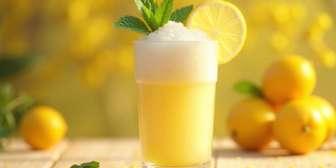 Granita al limone: ricetta tradizionale siciliana senza gelatiera, ideale per l’estate