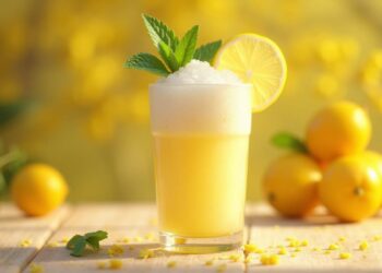 Granita al limone: ricetta tradizionale siciliana senza gelatiera, ideale per l’estate