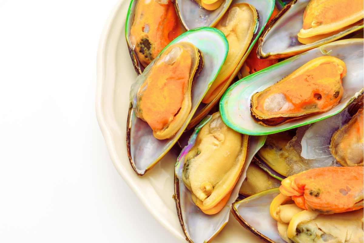 Sai perché le cozze sono bianche o arancioni