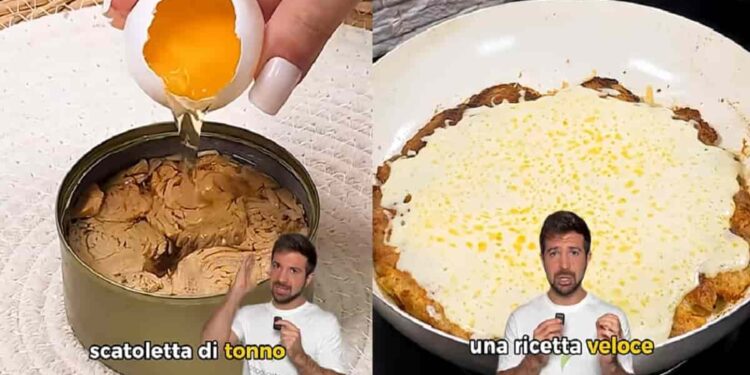 ricetta veloce scatoletta di tonno e uovo