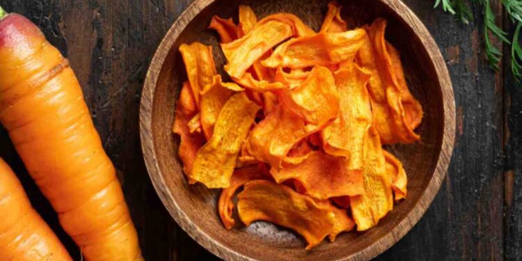 Chips di carote
