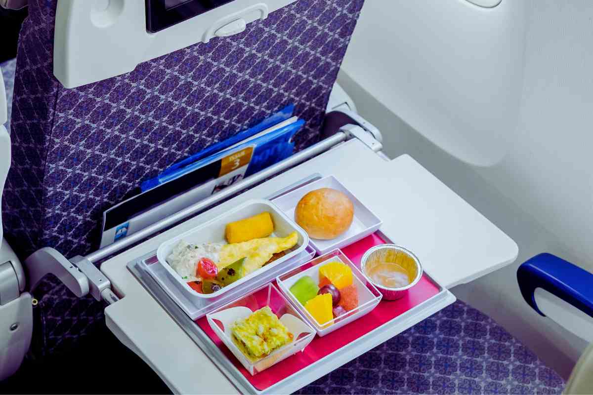 perché il cibo in aereo non ha gusto