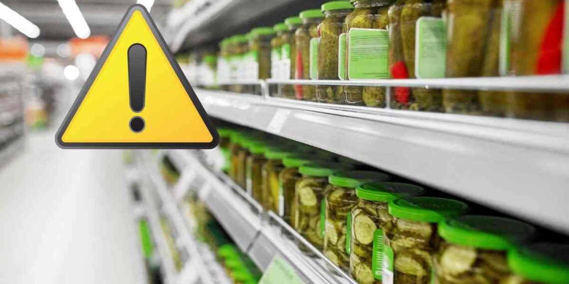 allerta conserve sott'olio nei supermercati