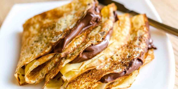 crepes al cioccolato light: ricetta, preparazione, ingredienti