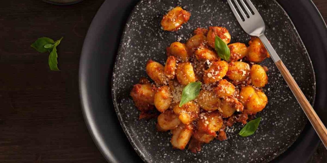 gnocchi di pomodoro all'amatriciana