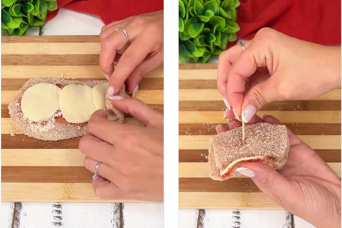 ricetta involtini di pollo alla pizzaiola in friggitrice ad aria