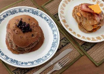 pancakes quinoa e grano saraceno