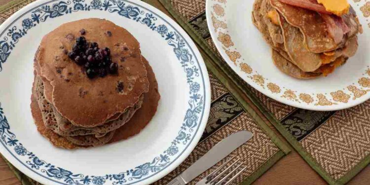 pancakes quinoa e grano saraceno