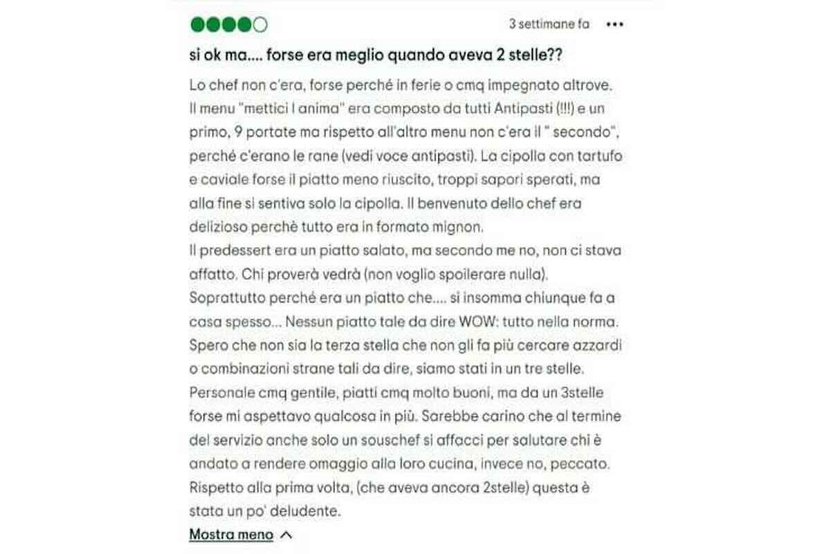 villa crespi delude il pubblico