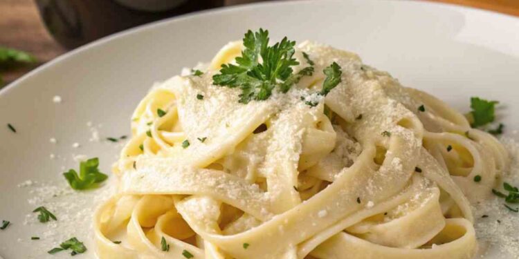 fettuccine alla papalina ricetta