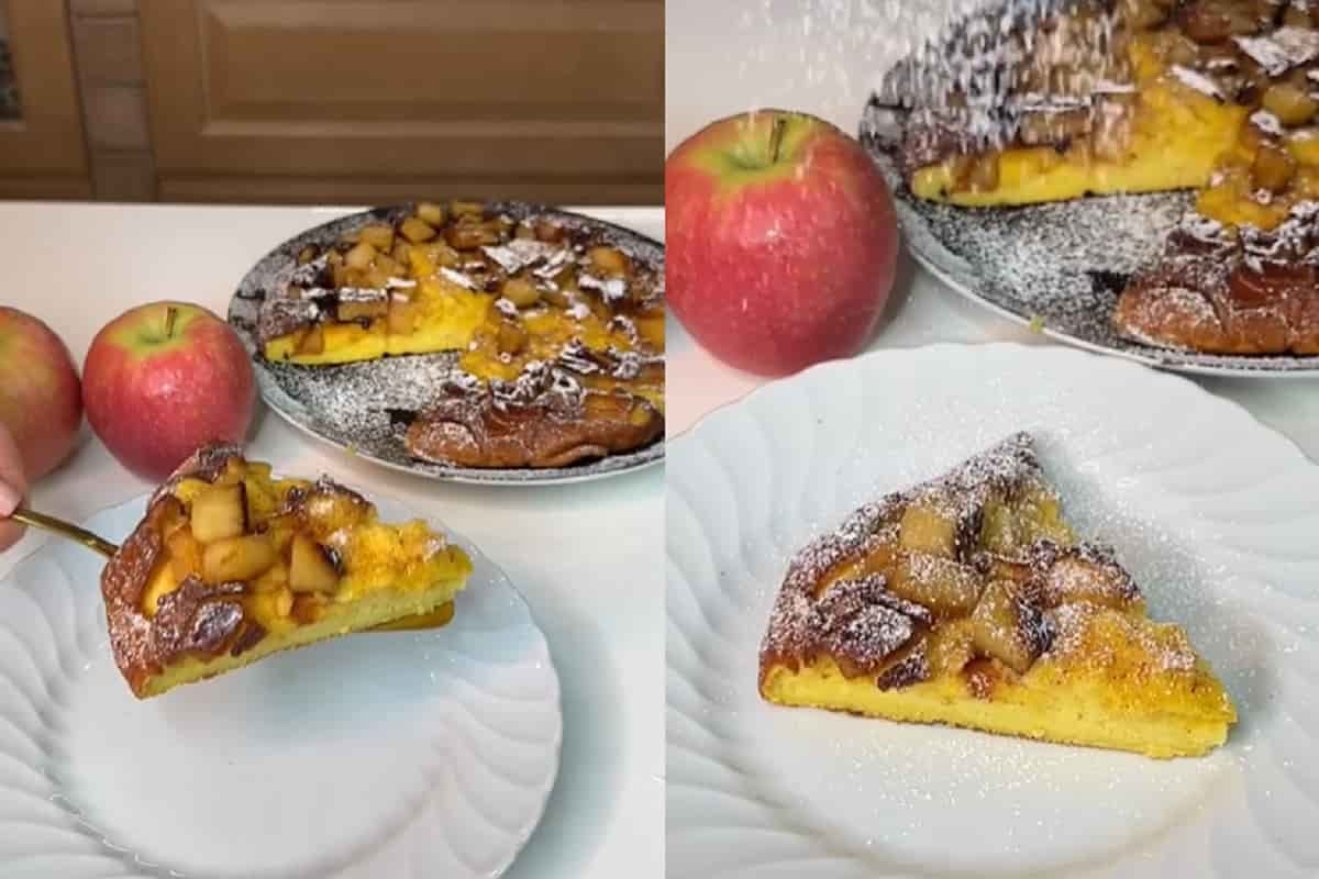 ricetta frittata dolce di mele