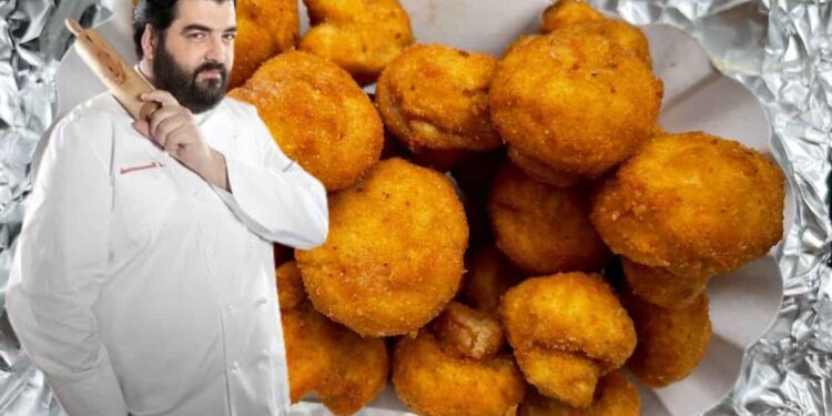 la ricetta dei funghi fritti di antonino cannavacciuolo