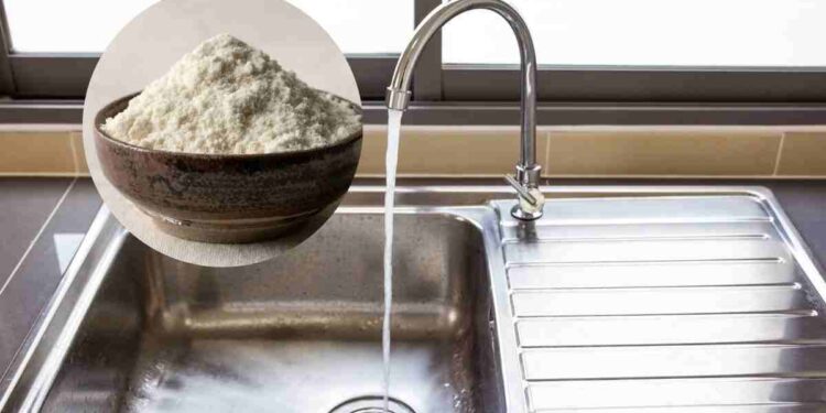 farina nel lavello: ecco perché farlo