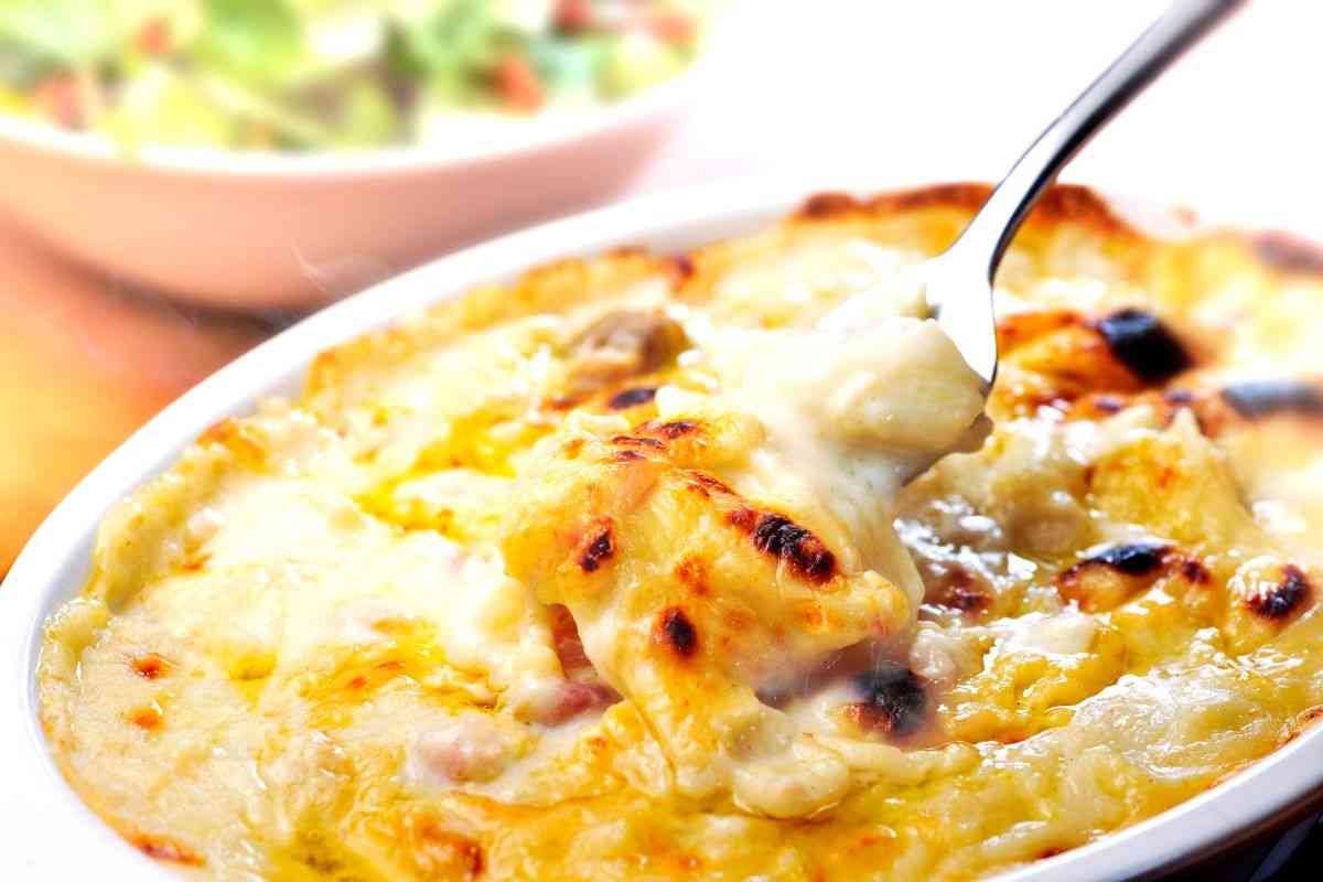 pasta gratin: ricetta