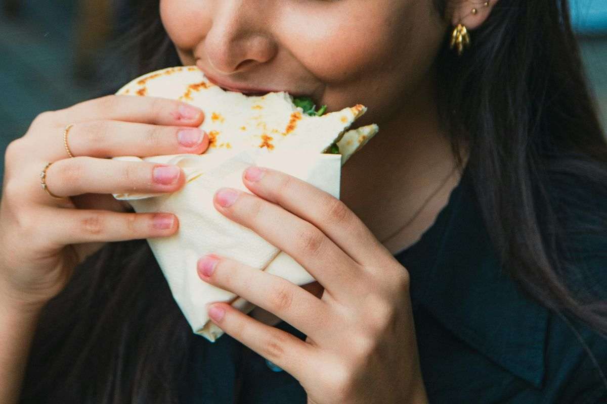piadine vegetali ceci e avena