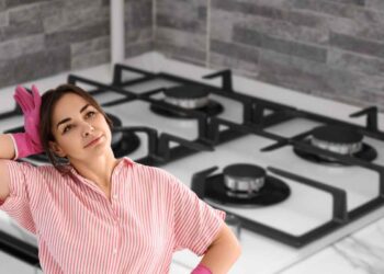 trucco pulire piano cottura