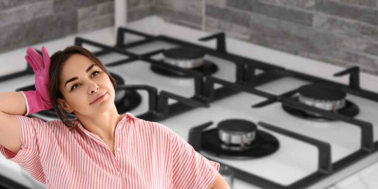 trucco pulire piano cottura