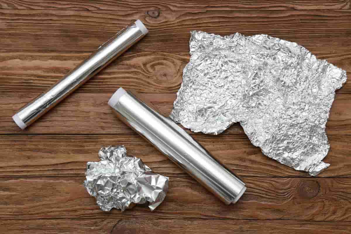 uso della carta stagnola in cucina