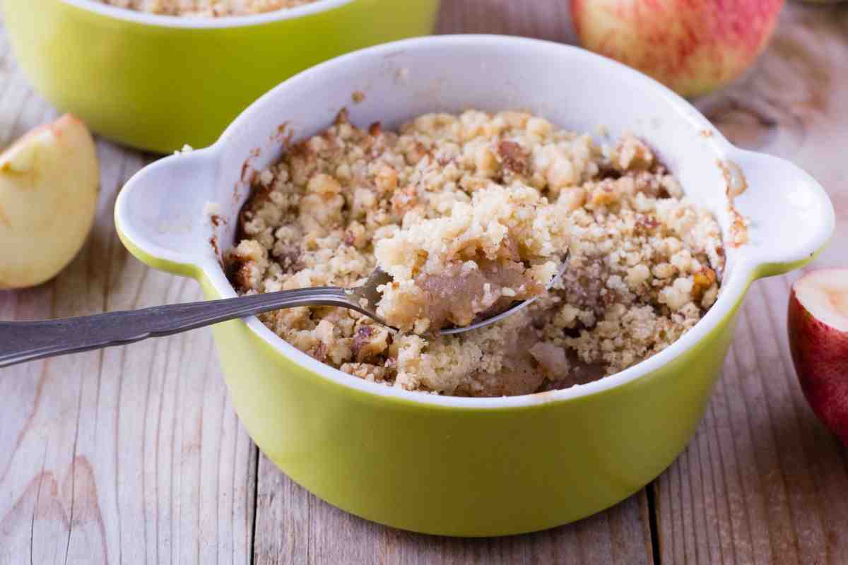 crumble di mele
