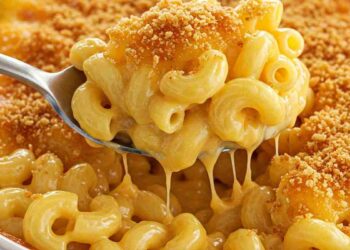 pasta gratinata al prosciutto e formaggio