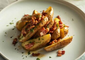 patate al forno con speck
