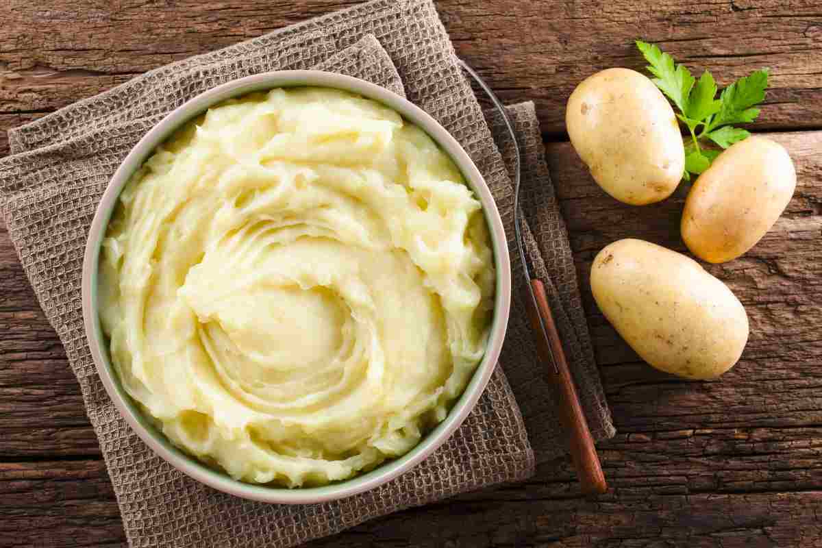 ricetta per avere un purè di patate cremoso come quello delgi chef
